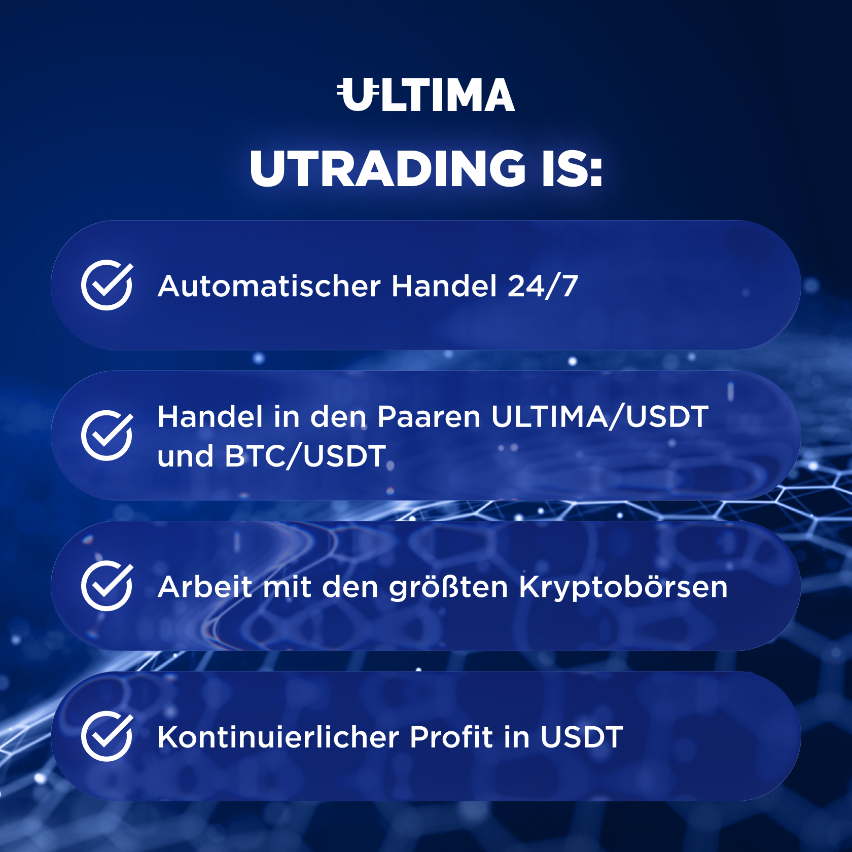 UTrading Features und Vorteile